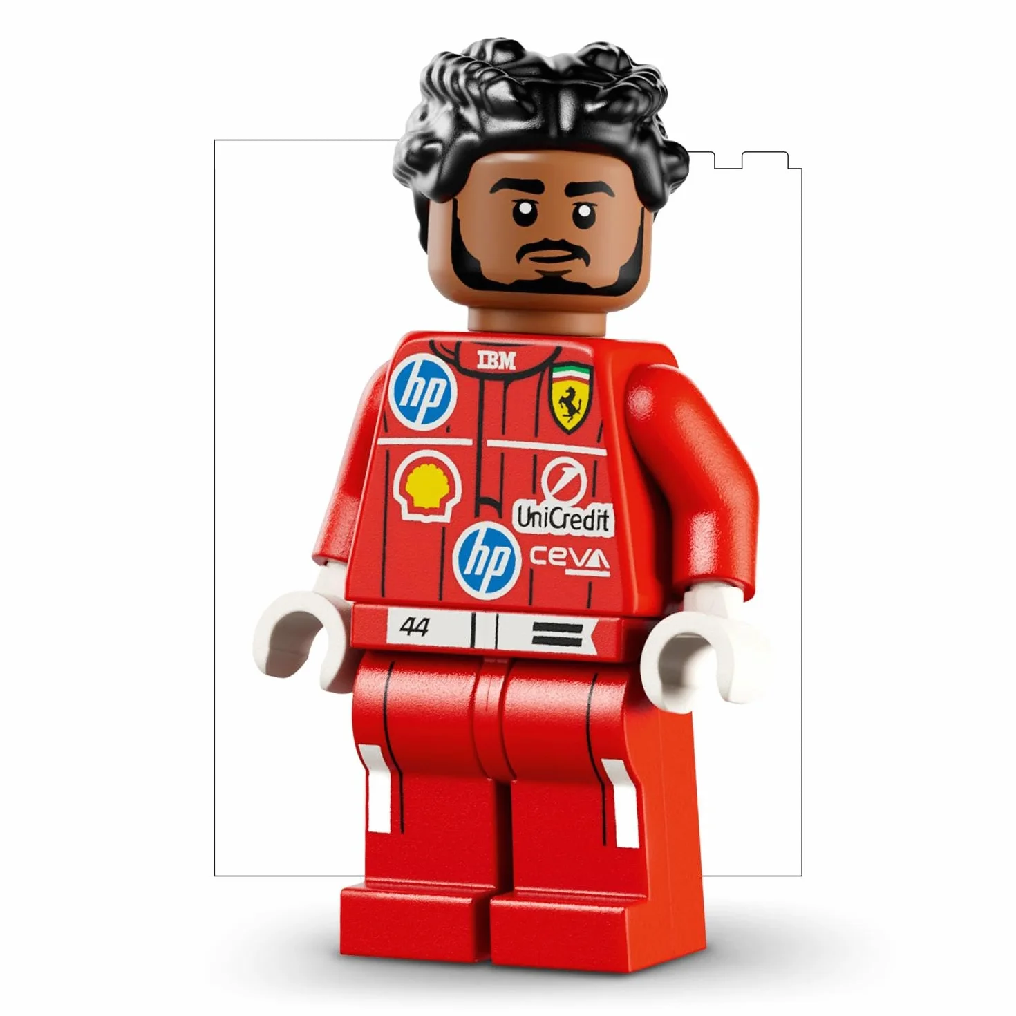 LEGO 43022 Scuderia Ferrari HP Lewis Hamilton Helmet Display Model Kit