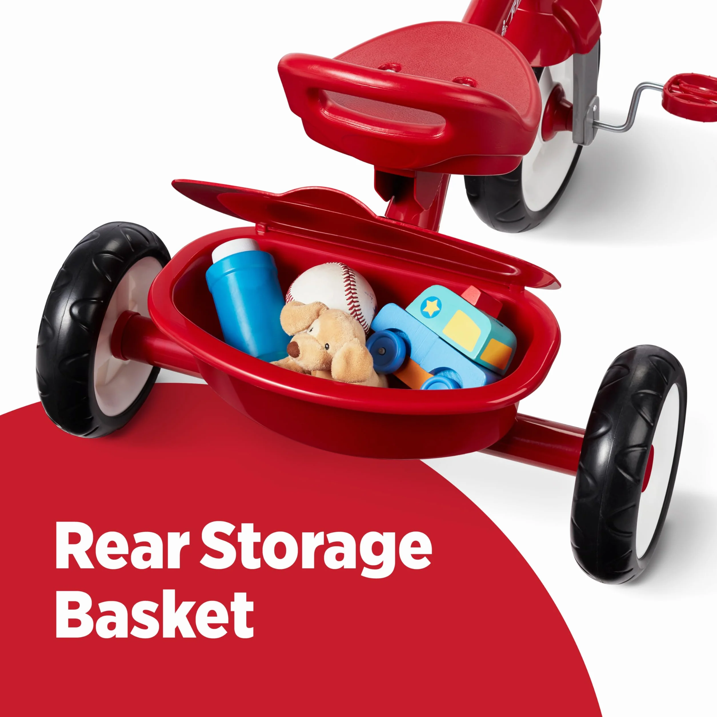 Radio Flyer Triciclo Red Rider, triciclo per esterni, per bambini da 2 ½ a 5 anni (Esclusiva Amazon)