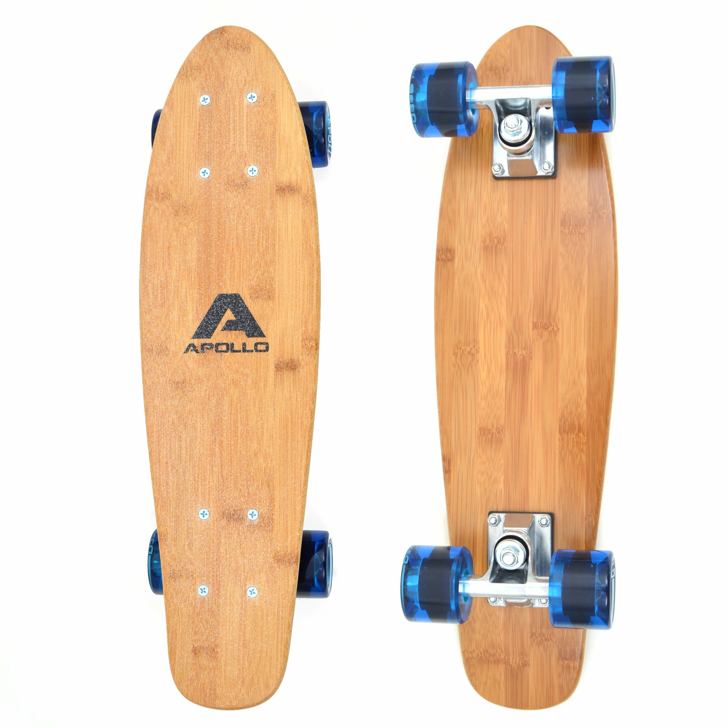 Apollo Fancy Board Tavola Cruiser Completa Vintage | Dimensioni: 22.5'' (57,15 cm) | Skateboard Piccolo e maneggevole| Colore: Vari Colori