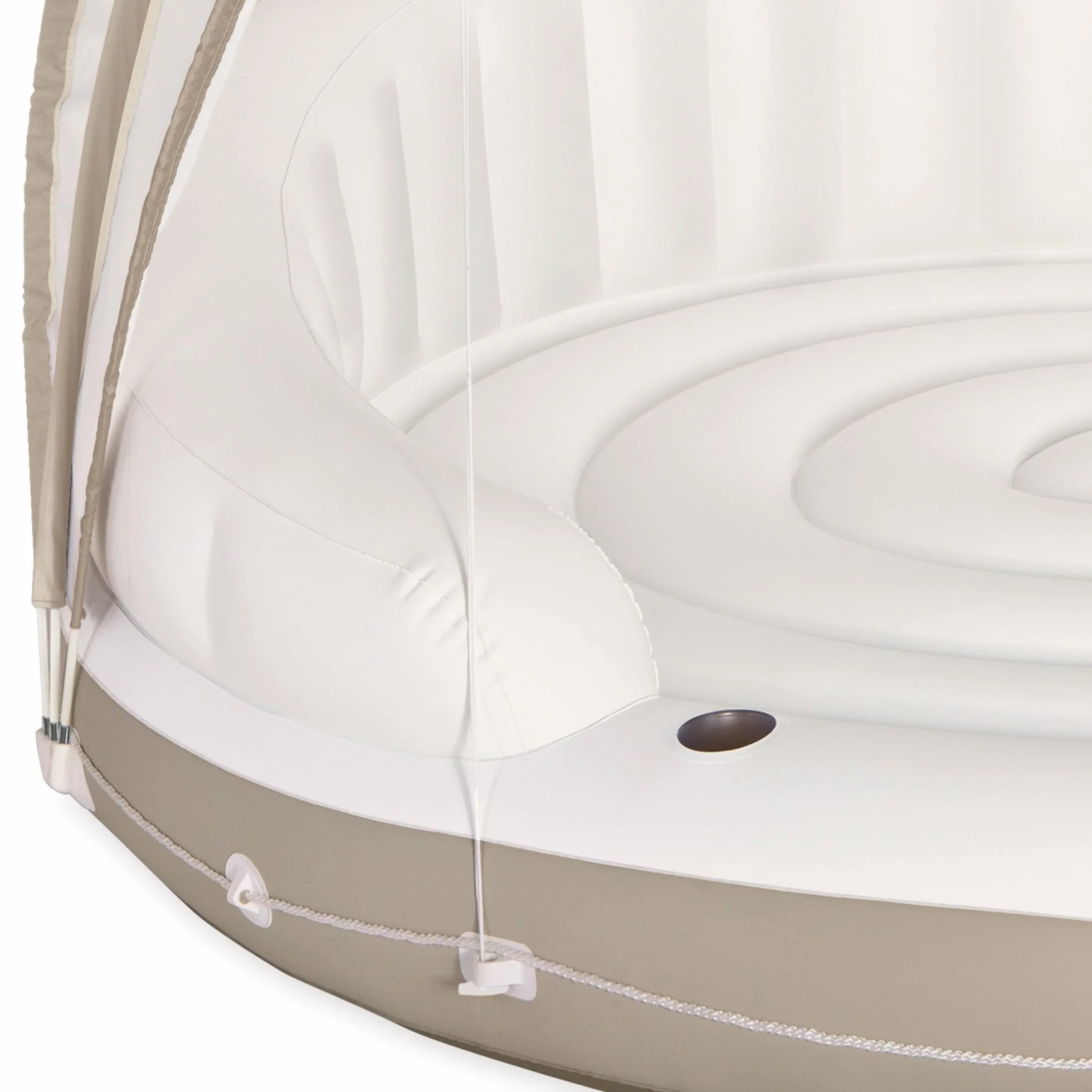 Intex 58292EU Aufblasbare Lounge Liegeinsel Canopy Island 78 x 59 Zoll