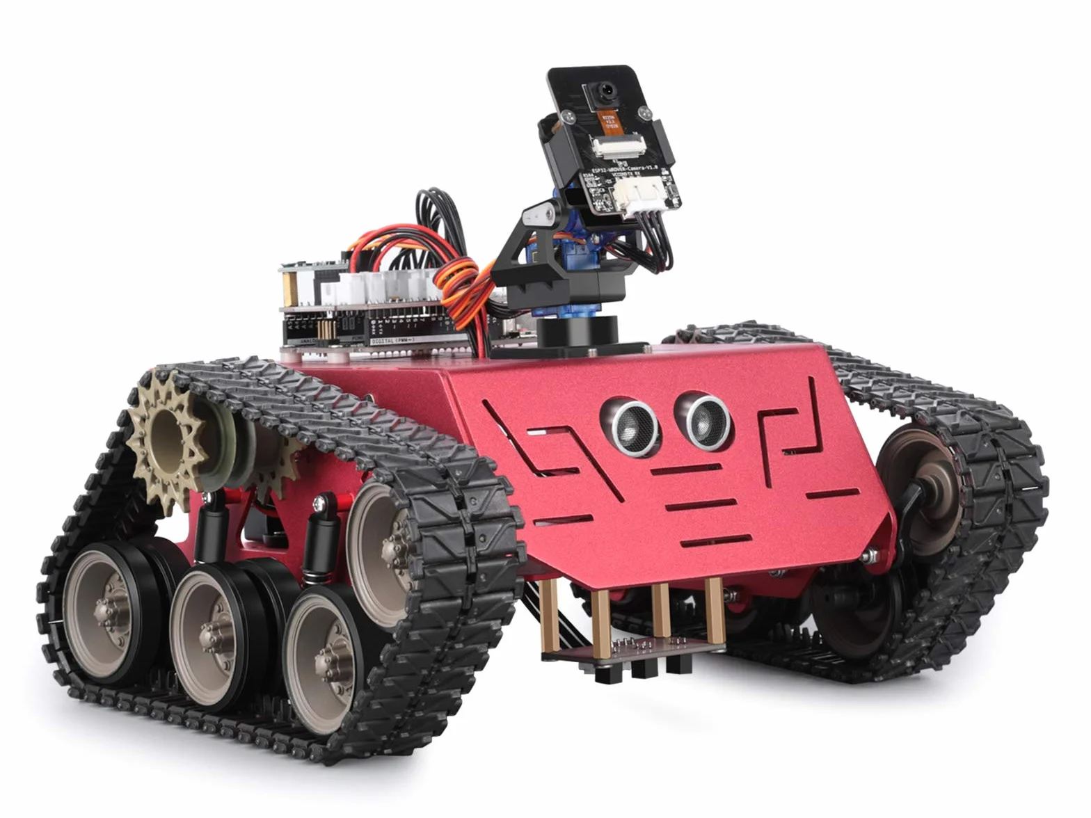 ELEGOO Robot Bambini Carro Armato Robotico Kit Programmabile Compatibile con Arduino, Robot Giocattolo Intelligente per Bambini 8+, Tracciamento Lineare, Modalità FPV, Kit Costruzione Educativo STEM