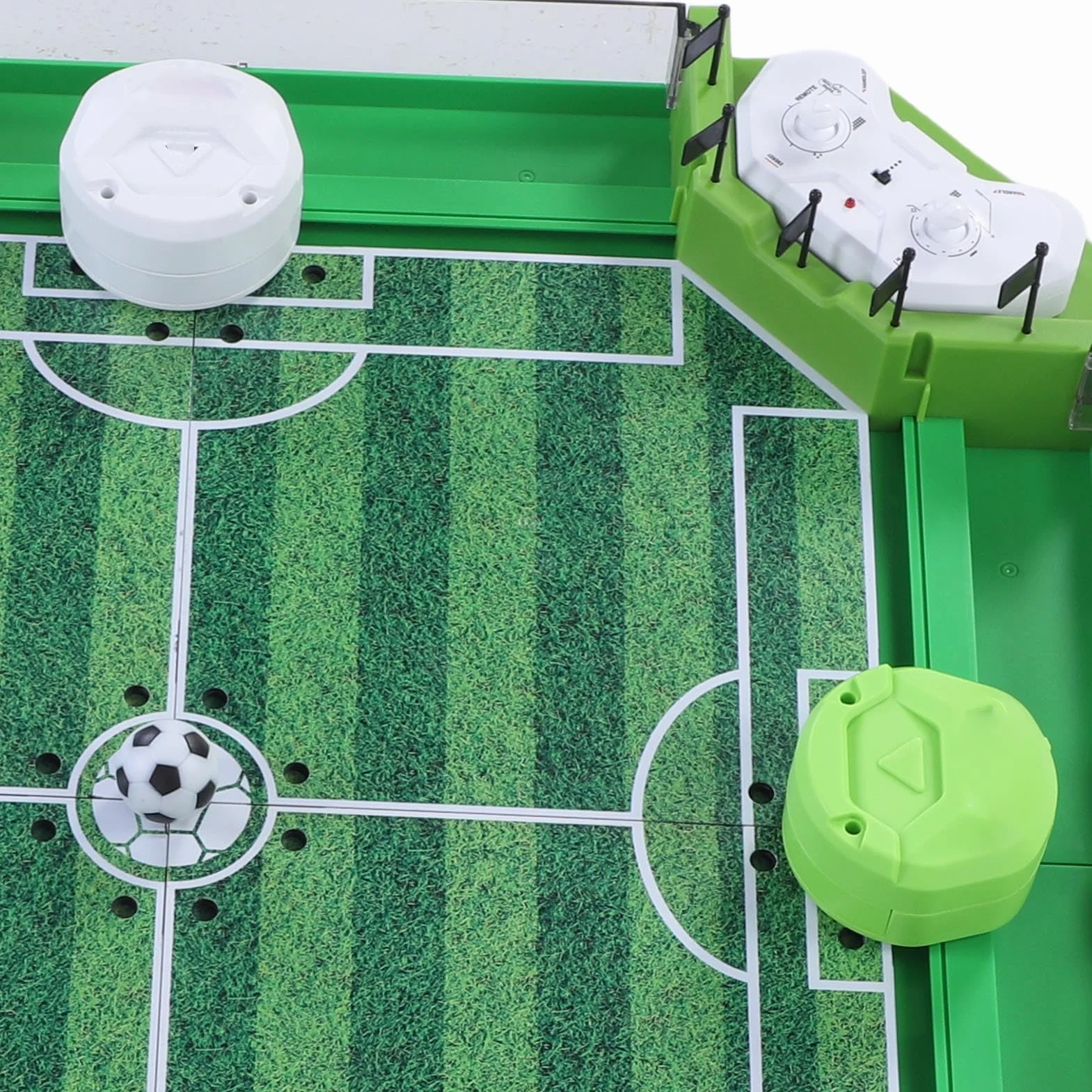 Chrees Gioco di Calcio Balilla Telecomandato, Gioco da Tavolo di Calcio da Tavolo con 2 Telecomandi per Feste in Famiglia per Bambini, Sportivo Interattivo Educativo per la Casa
