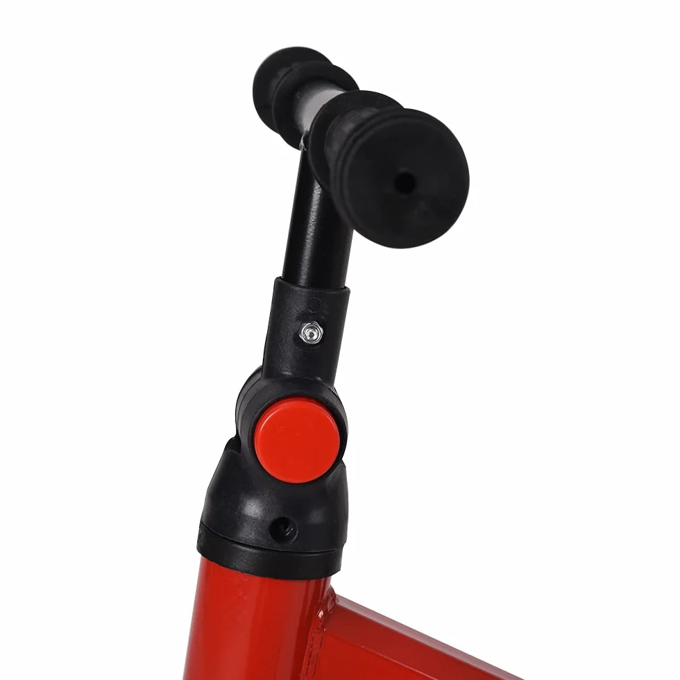 Triciclo Bambini, Triciclo Bimba e Bimbo con Maniglione ad Altezza Regolabile, Max 25 kg, Giochi per Bambini 18 Mesi, 2-5 Anni, Ruote Silenziose, Asta di Spinta-3 in 1 (rosso)