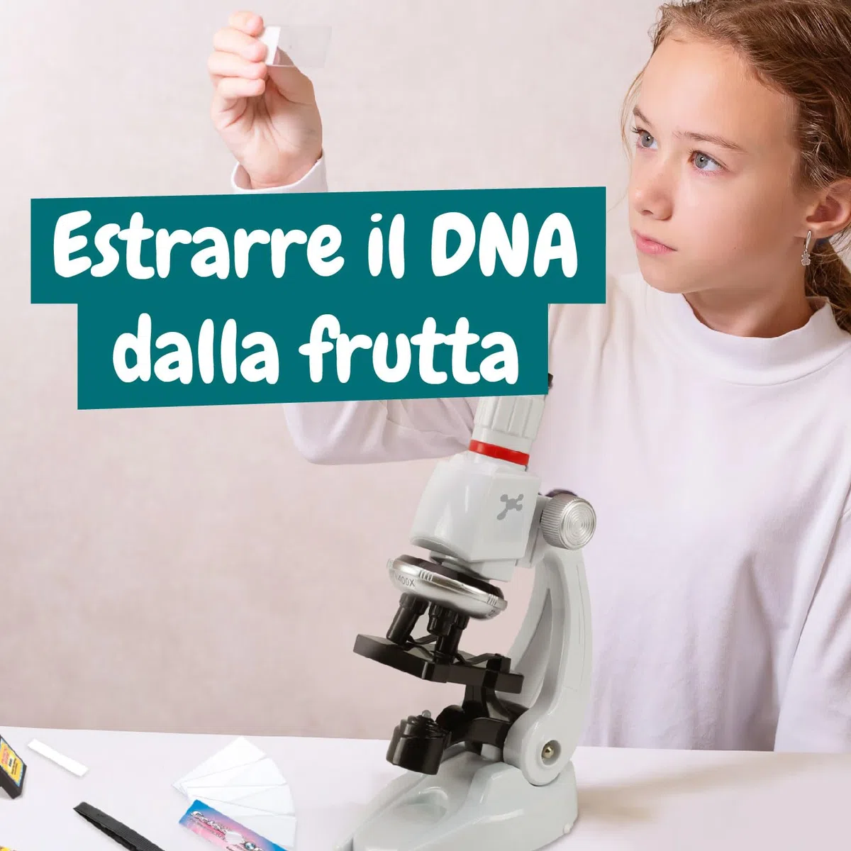 Science4you Microscopio Lab: Microscopio per Bambini + Manuale con Esperimenti + 11 Strumenti di Laboratorio, Gioco e Regalo per Bambini 6 7 8 9 10 11 12+ Anni