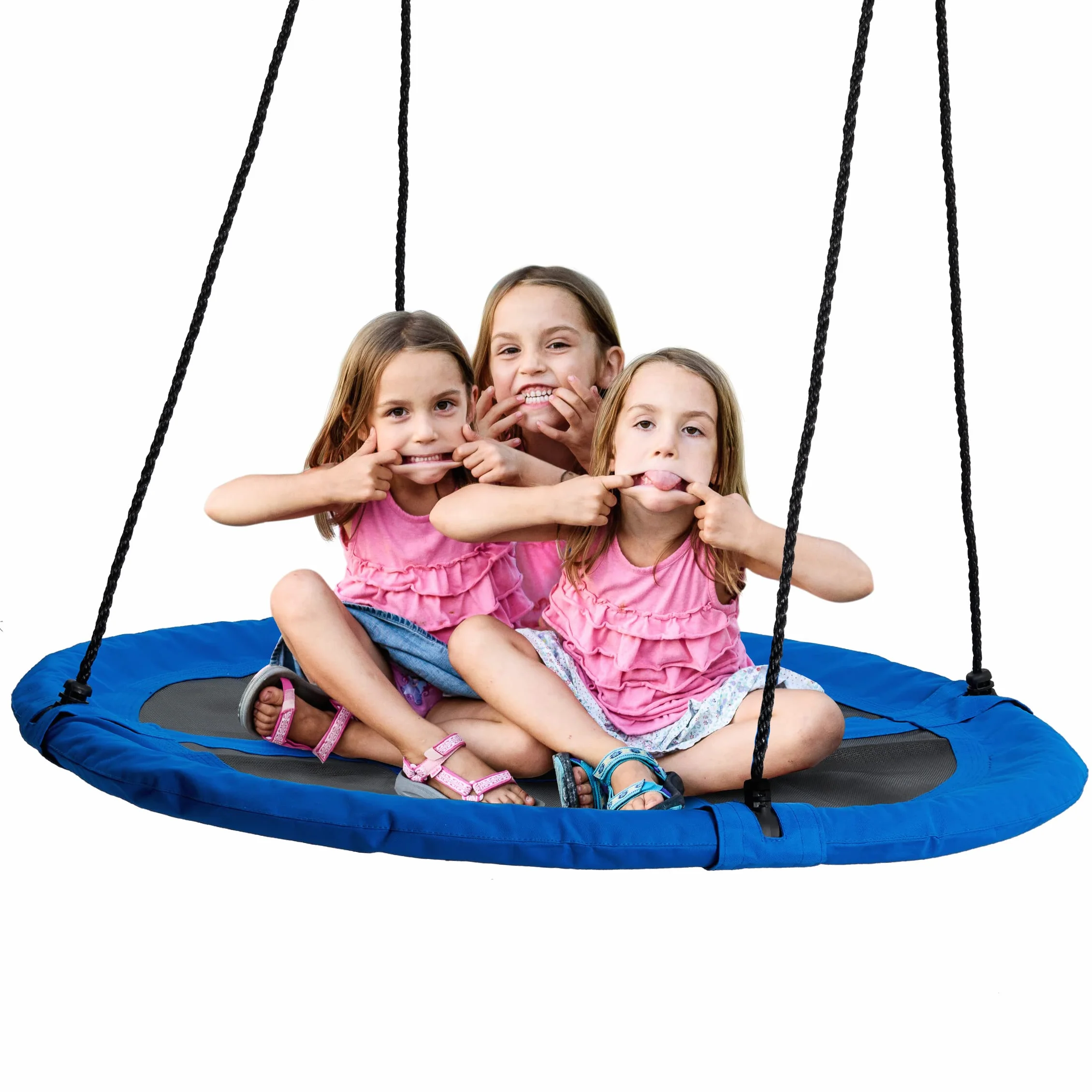 HAAGO Grande Altalena a Nido (110cm, Portata 180kg) - Seduta Sospesa da Giardino per Bambini e Adulti con Kit di Montaggio