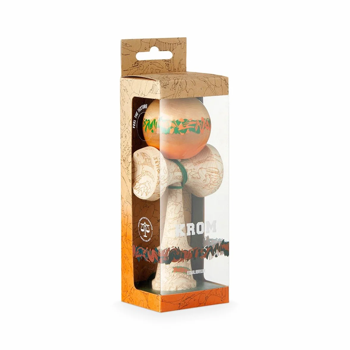 KROM Unity Equilibrium Kendama Orange One Size
