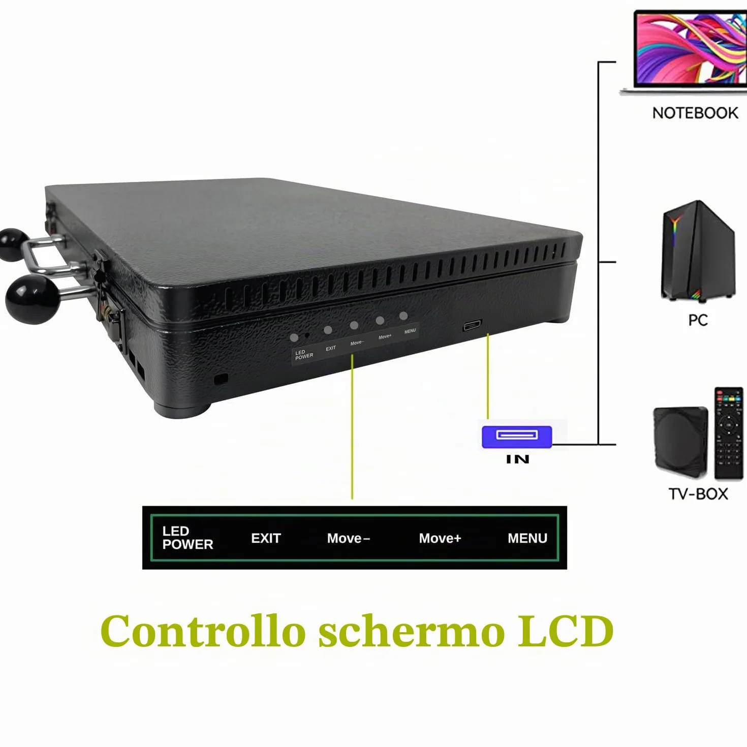 Portatile 20000 in 1 Scatola di Metallo 3D Arcade Game Console, Schermo 22 pollici, con Funzioni Ricerca/Nascondi/Salva/Caricamento/Pausa