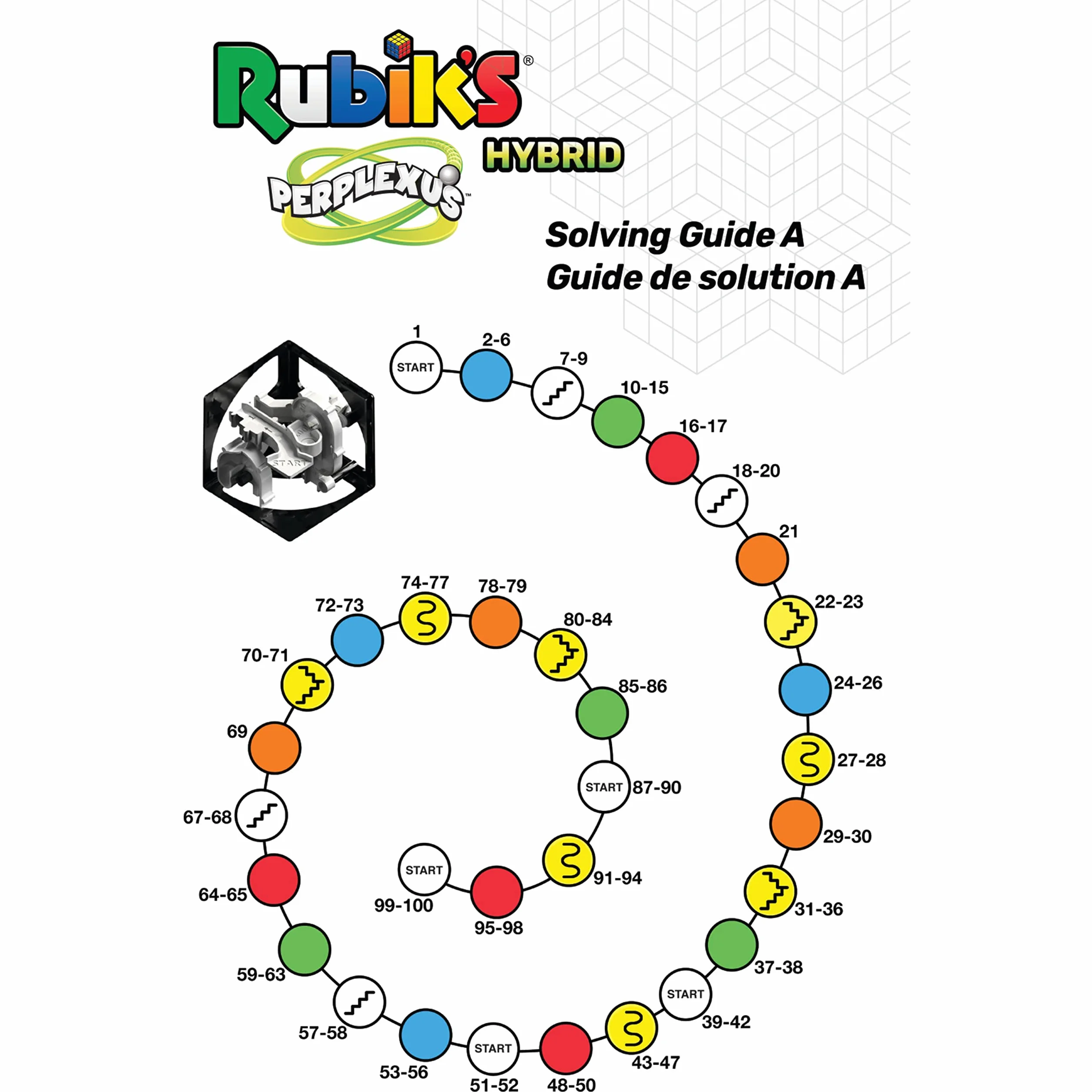 Spin Master Games Perplexus & Cubo di Rubik Il Gioco, Labirinto Tridimensionale nel Cubo Magico, 6058355