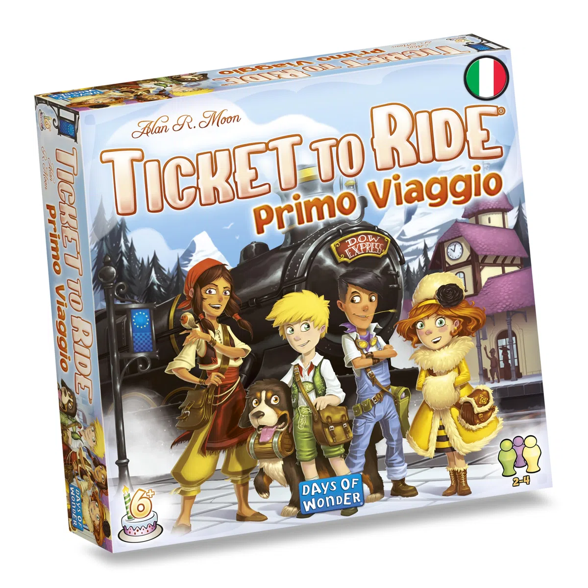 Asmodee – TICKET TO RIDE: PRIMO VIAGGIO – Gioco da Tavolo per Bambini e Famiglie – Completo con Mappa, Vagoni, Carte e Biglietti – 2-4 Giocatori – 6+ Anni – Edizione in Italiano