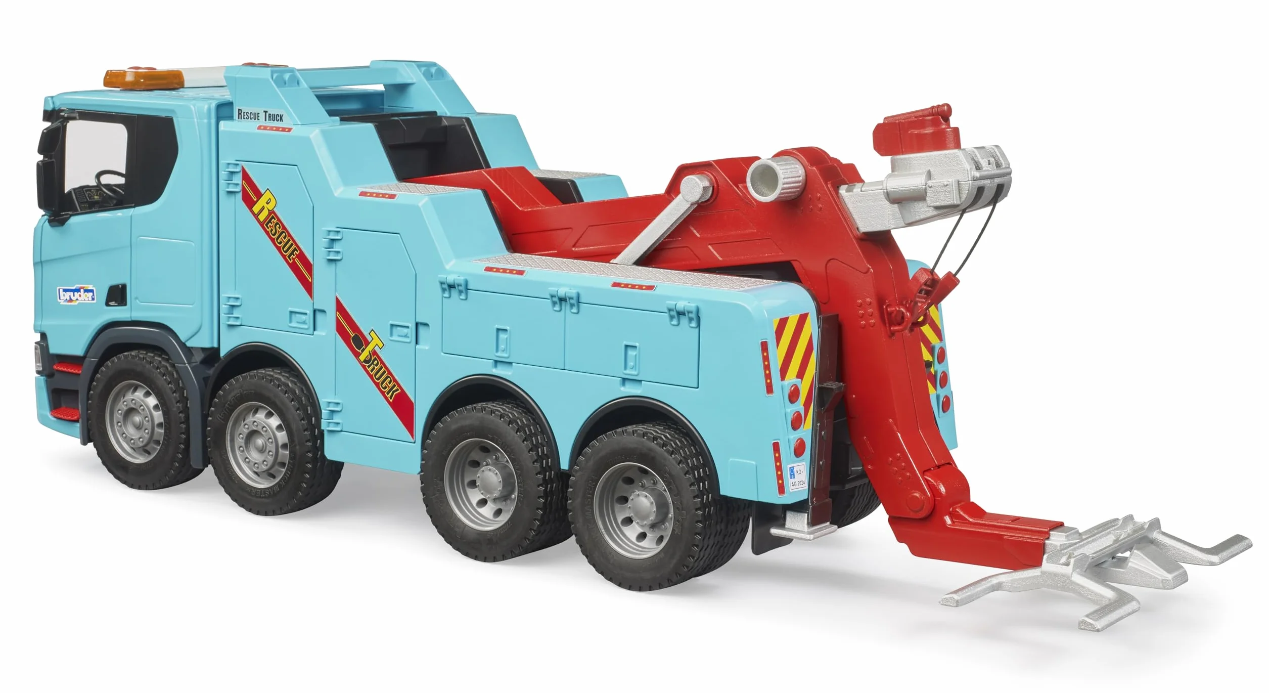 bruder 03553 - Scania Super 560R Camion di soccorso stradale e traino con modulo luci e suoni - 1:16 Veicoli, carri attrezzi, carri attrezzi, soccorso stradale, furgoni