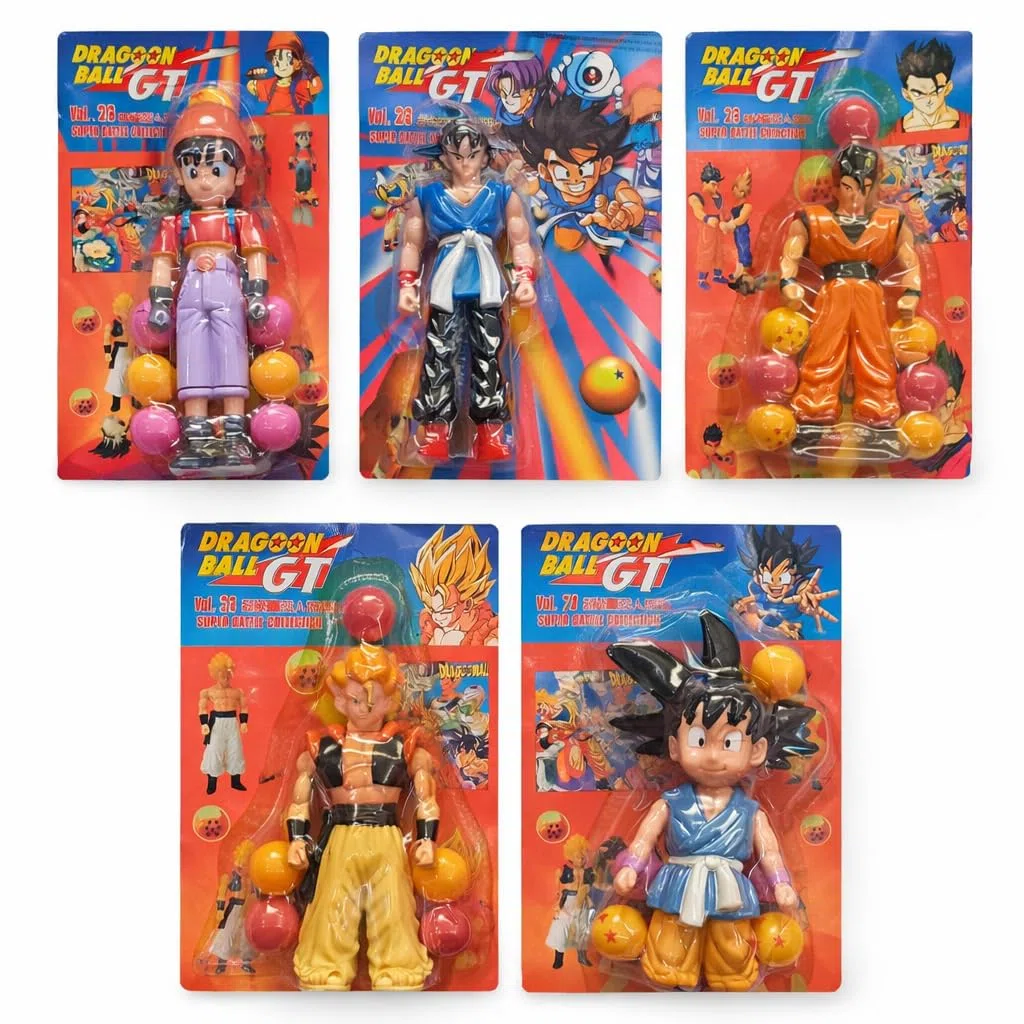 Pasqualone DragonBall Blu con 5 Sorprese Garantite per Bambini 3-6 Anni | Uovo Pasqua Giocattolo 40x30 cm Senza Cioccolato | Personaggio POP, 2 Set Action Figure, Cappellino | Pasqua 2026