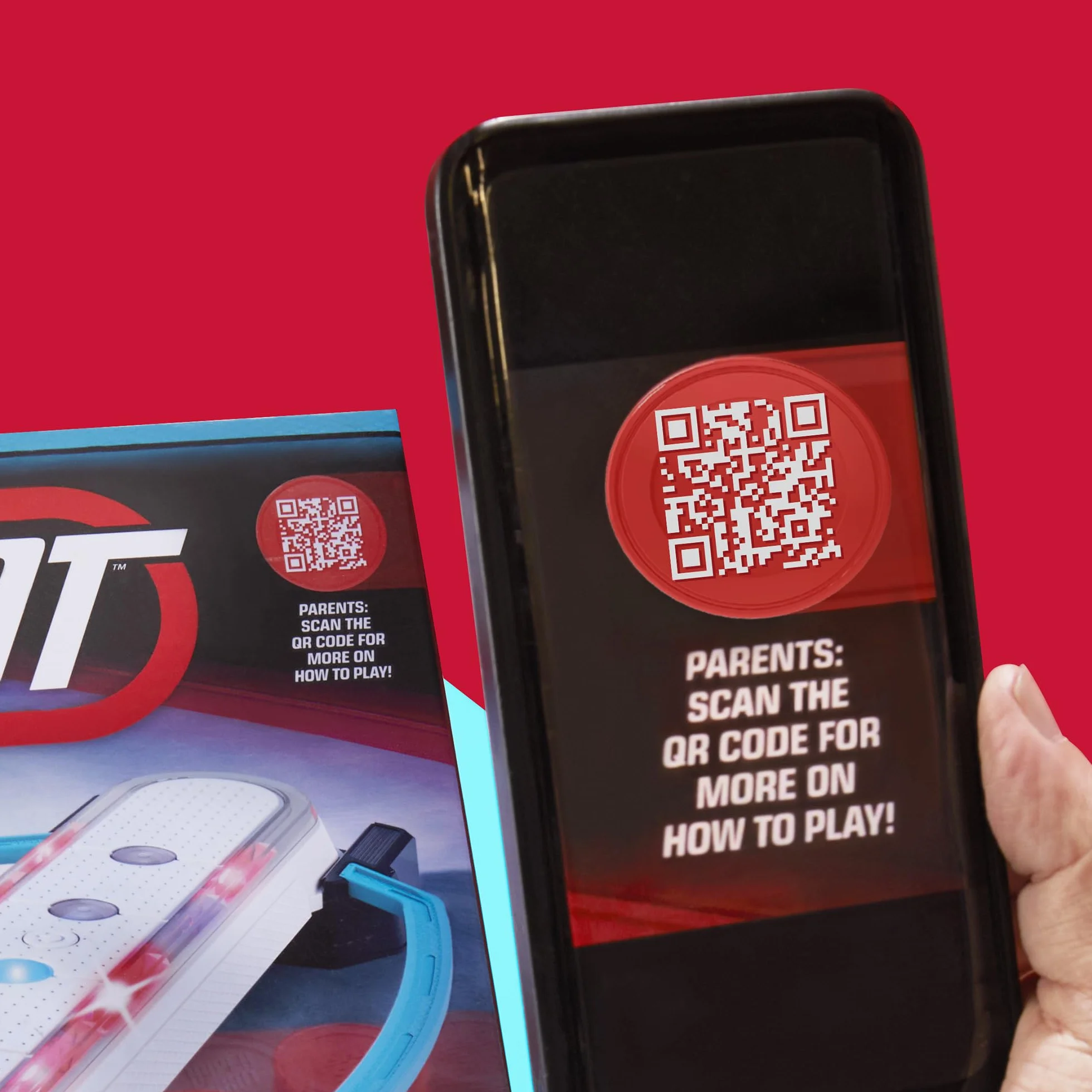 Hasbro Gaming Hypershot - Gioco elettronico di Hockey da Tavolo, 5 Giochi in 1, Musica, luci e Suoni, dagli 8 Anni in su, da 1 a 2 Giocatori, Giochi da Tavolo per Bambini