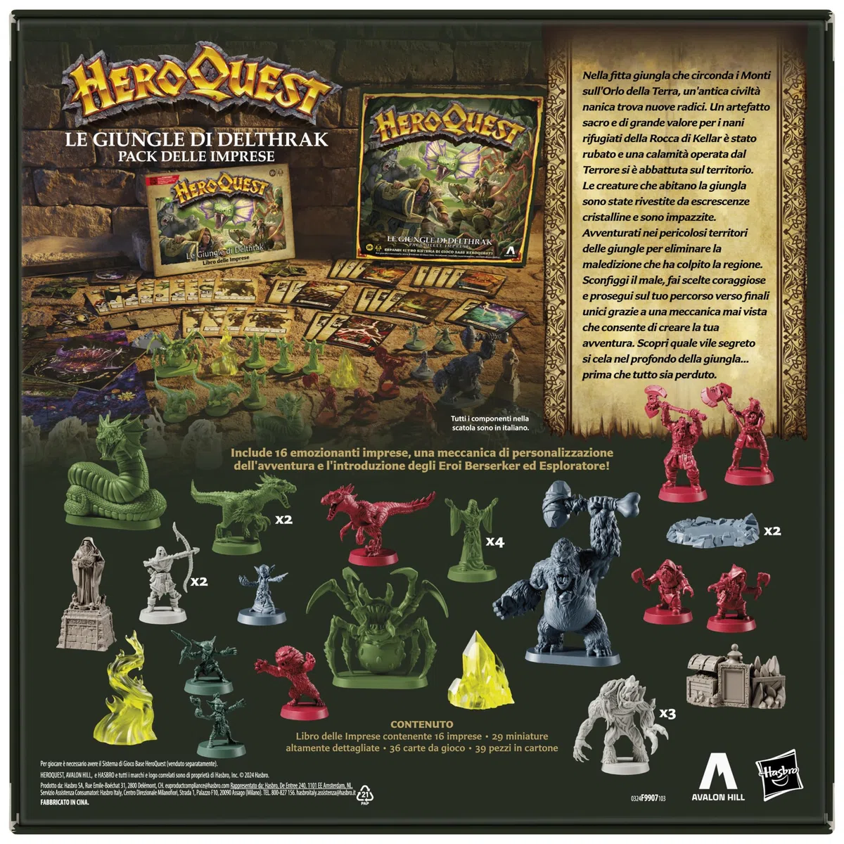 HEROQUEST JUNGLES OF DELTHRAK