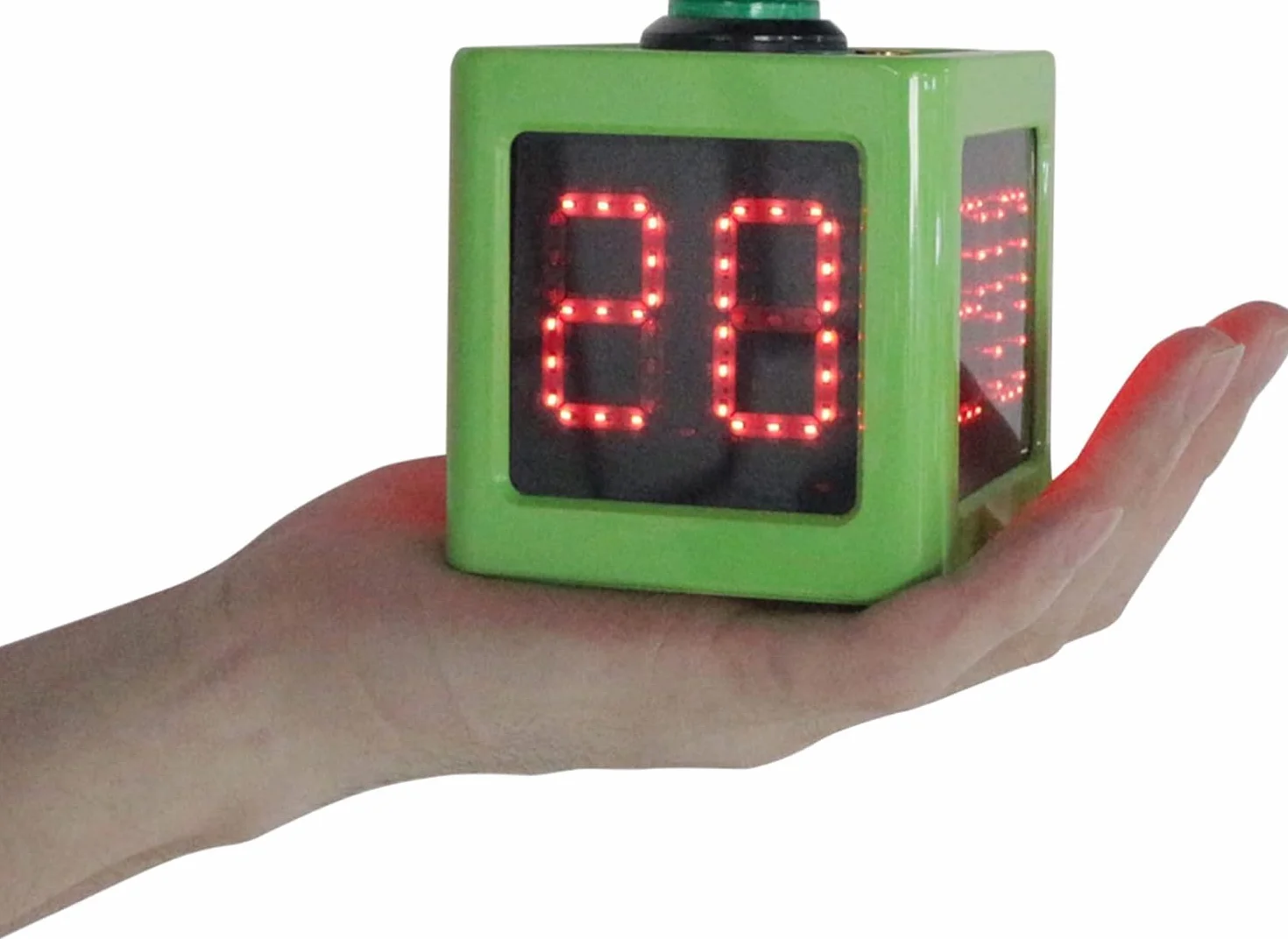 Timer da poker con conto alla rovescia 20/30 secondi personalizzato cubo 4 lati verde