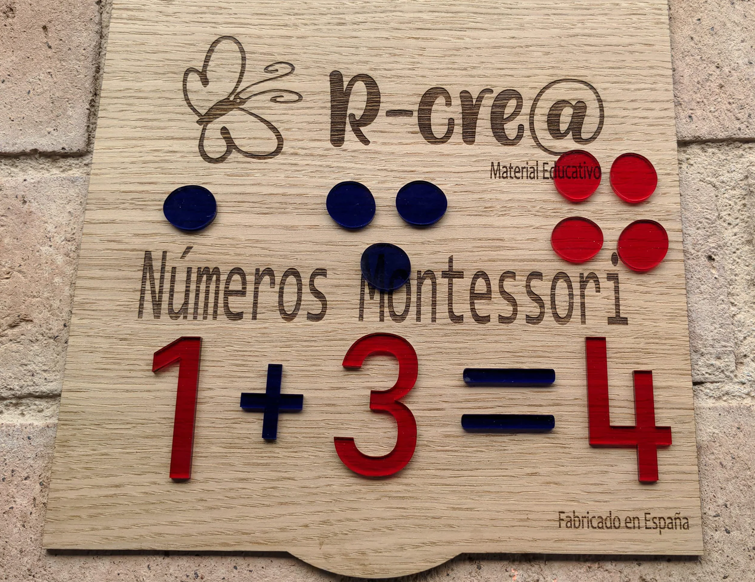 Scatola dei Numeri Montessori – Materiale Educativo per la Matematica | Numeri in Metacrilato Trasparente per Tavolo Luminoso | Ideale per Prime Operazioni e Apprendimento Visivo