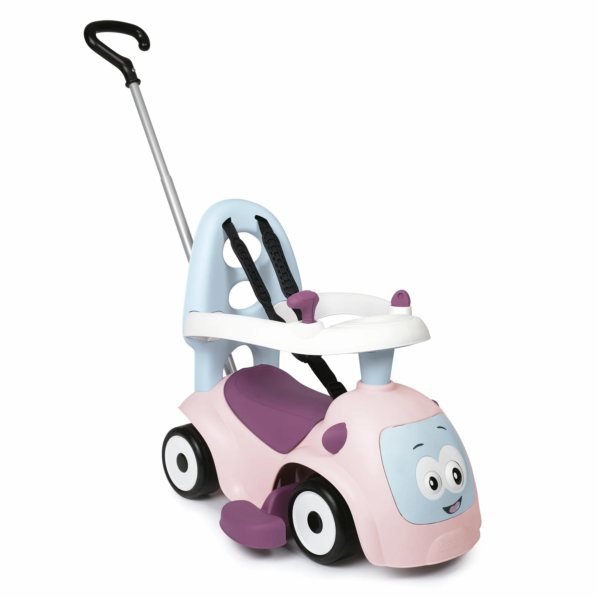 Smoby- Maestro Baby Balade Pink,7600720305, +6 Mesi, Colore Rosa, Evolutivo, Primipassi, Ruote Silenziose