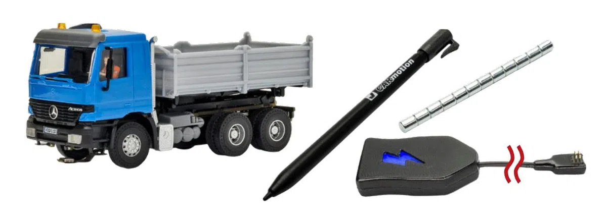 Viessmann 8000 CarMotion MB Actros Tipper Basic Starter Set