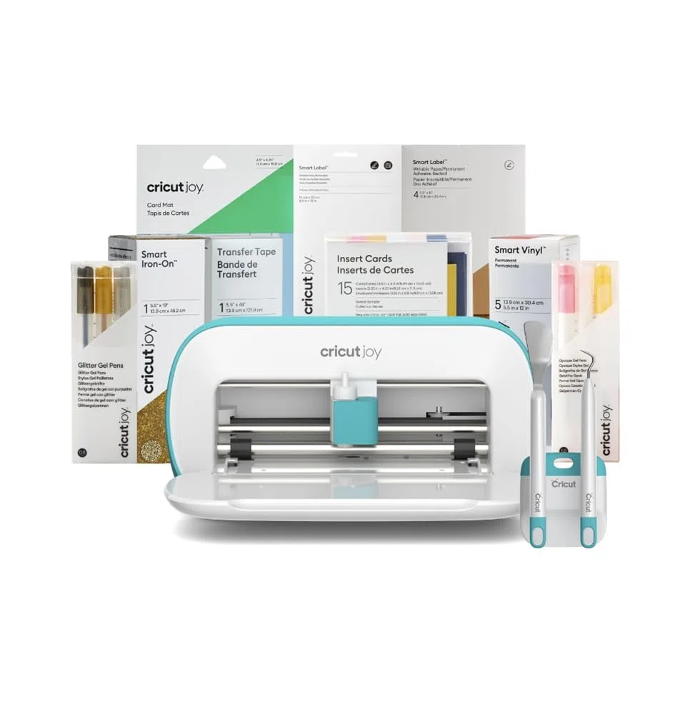 Cricut Joy Gift Bundle: Macchina per Taglio a Forma di Cricut, Black, Plastica, per Carta da Taglio