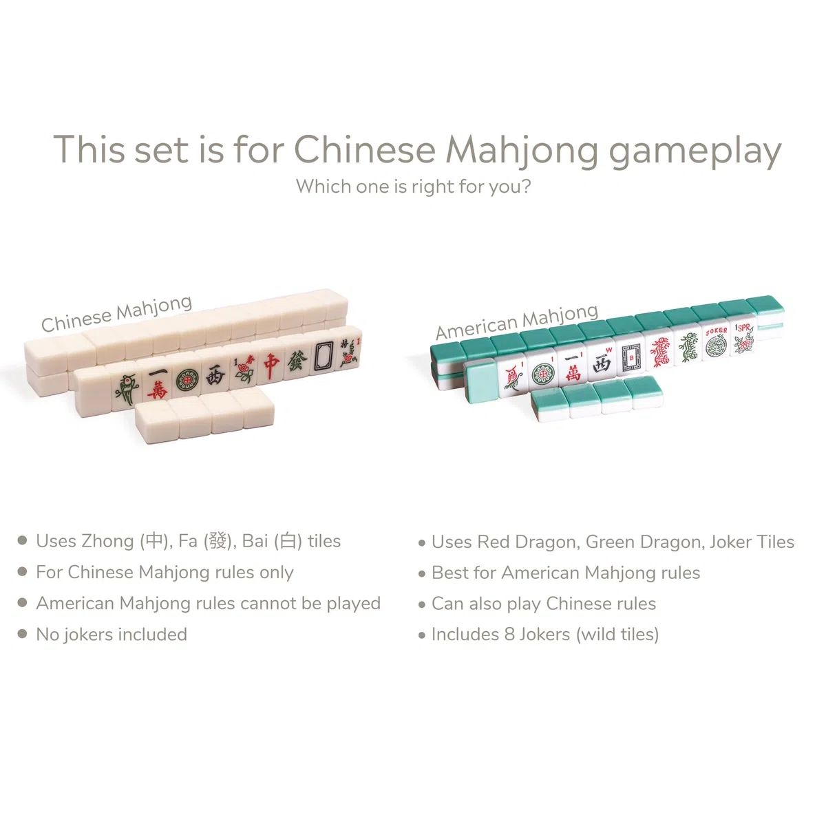 Yellow Mountain Imports Chinese Mahjong Game Set with Aluminum Case 146 Tiles