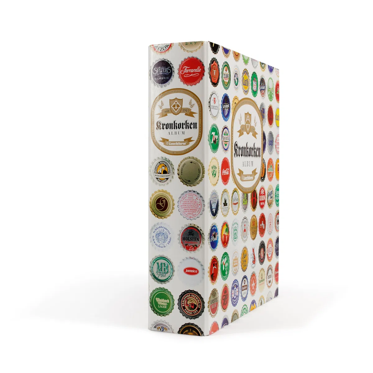 Leuchtturm Album per Tappi a Corona 210 Tappi usati 5 astucci