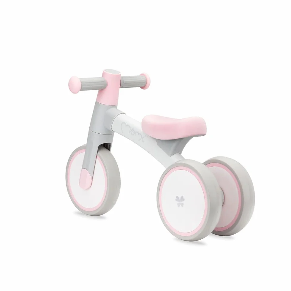 Triciclo senza pedali per bambini MoMi TEDI per bambine e bambini (peso massimo 25 kg), mini bicicletta senza pedali con ruote in plastica resistenti alla foratura, telaio in metallo leggero - 1,2 kg
