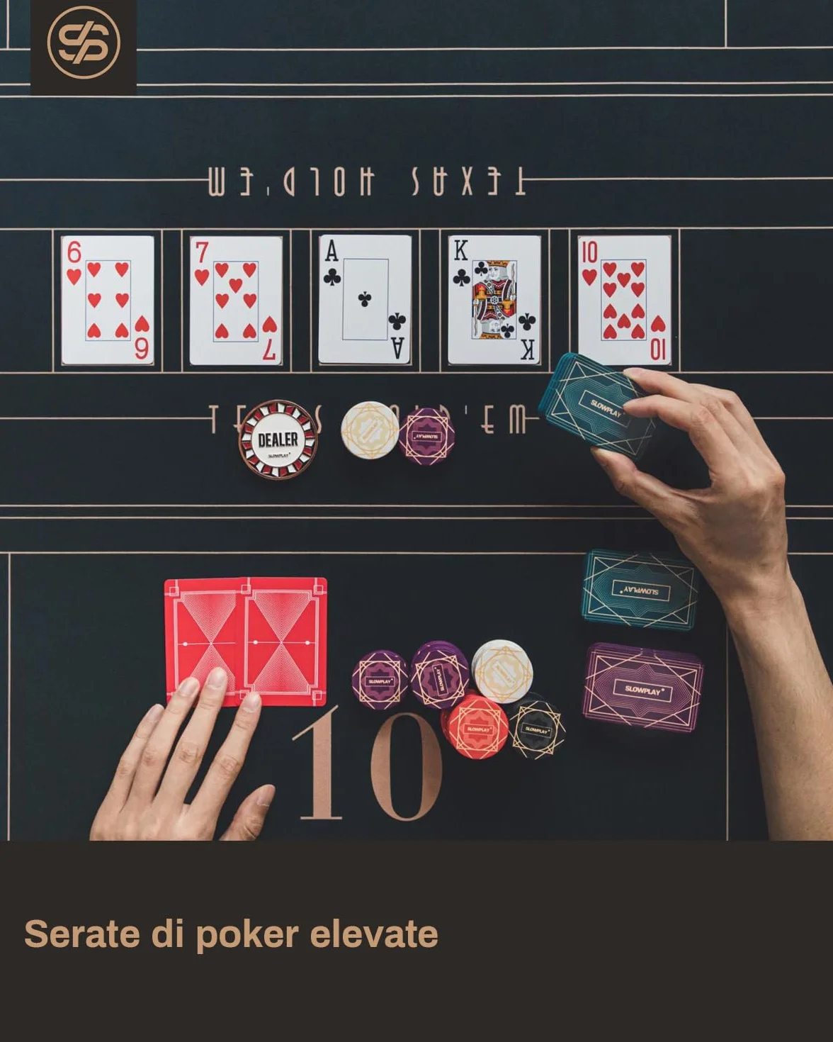 SLOWPLAY Placche Fiches Rettangolari da Poker, Confezione da 10 Pezzi, Placche Professionali in Stile Europeo Senza Denominazione, Ceramica Composita da 34 Grammi (Nero)