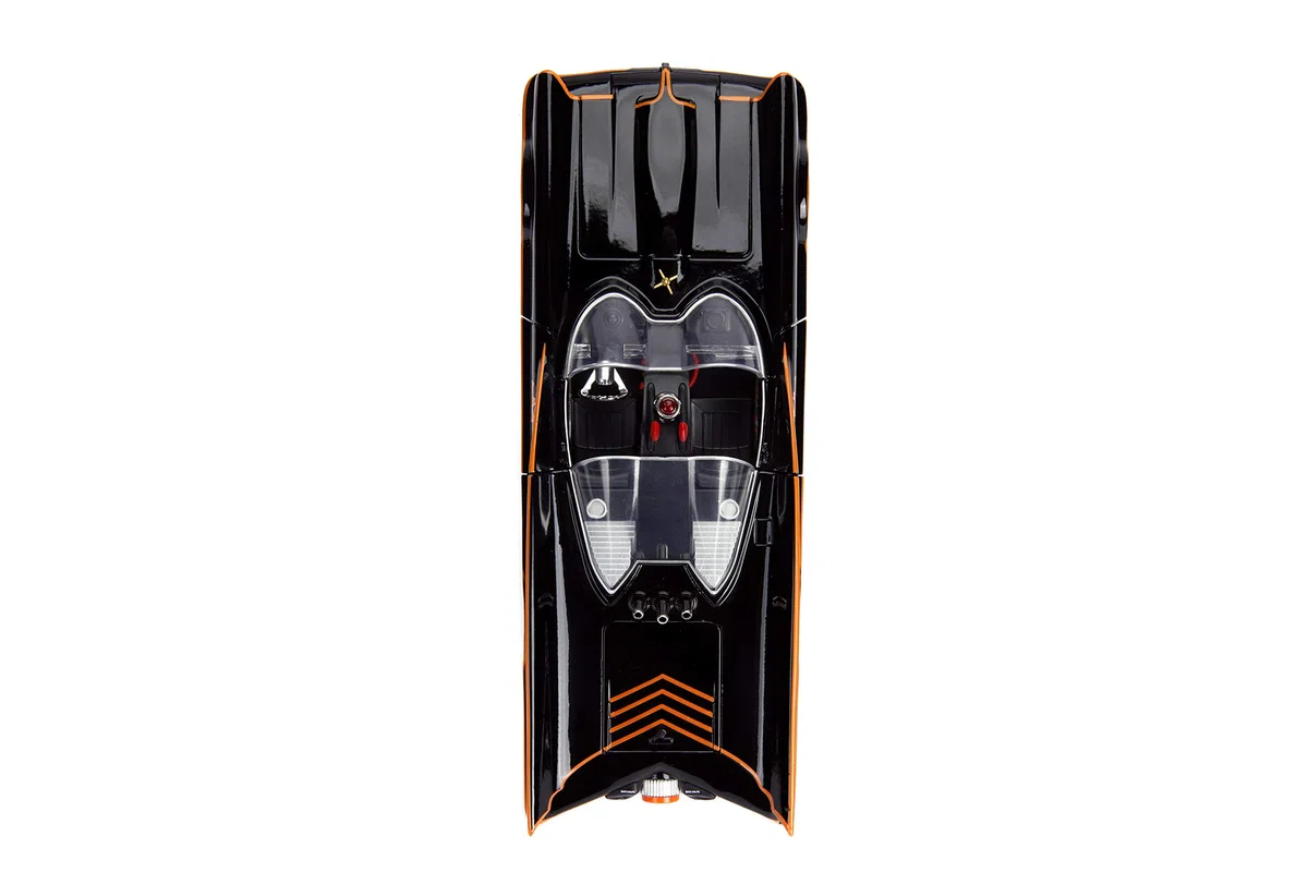 Jada- Batman The Classic TV Series Batmobile Veicolo Collezione e Figure pressofuse, Colore Nero, 1:18, 98625