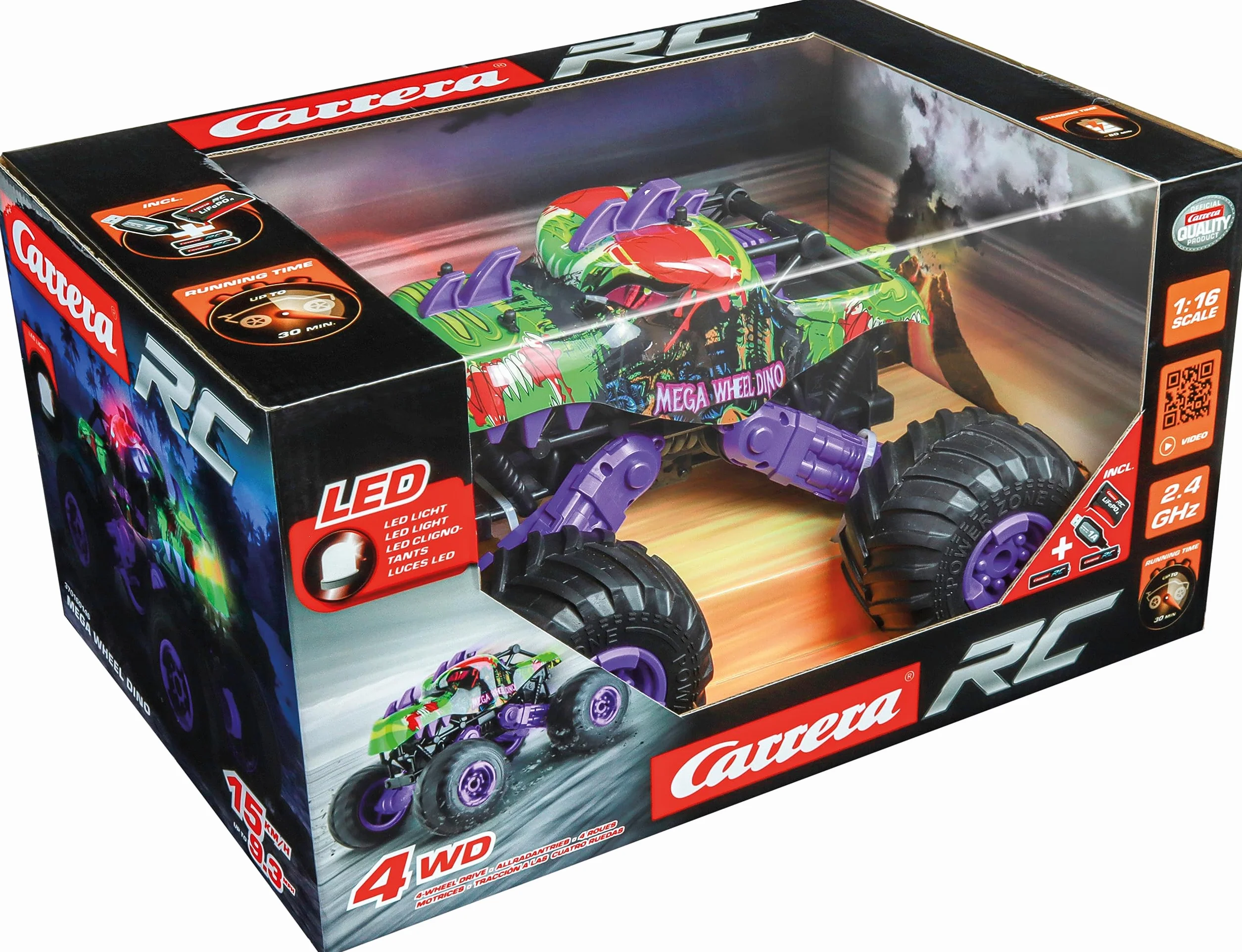 Carrera - 370160146-2.4GHz Dino Auto