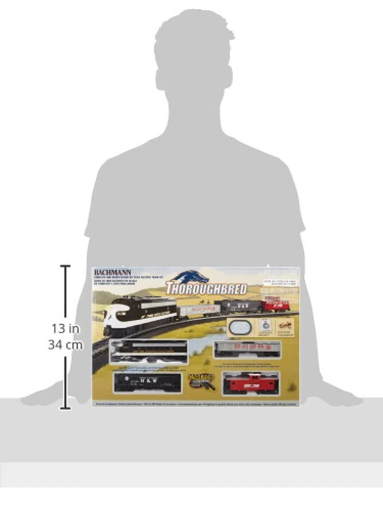 Bachmann Trains Thoroughbred Ready-to-Run Ho Scale Train Set