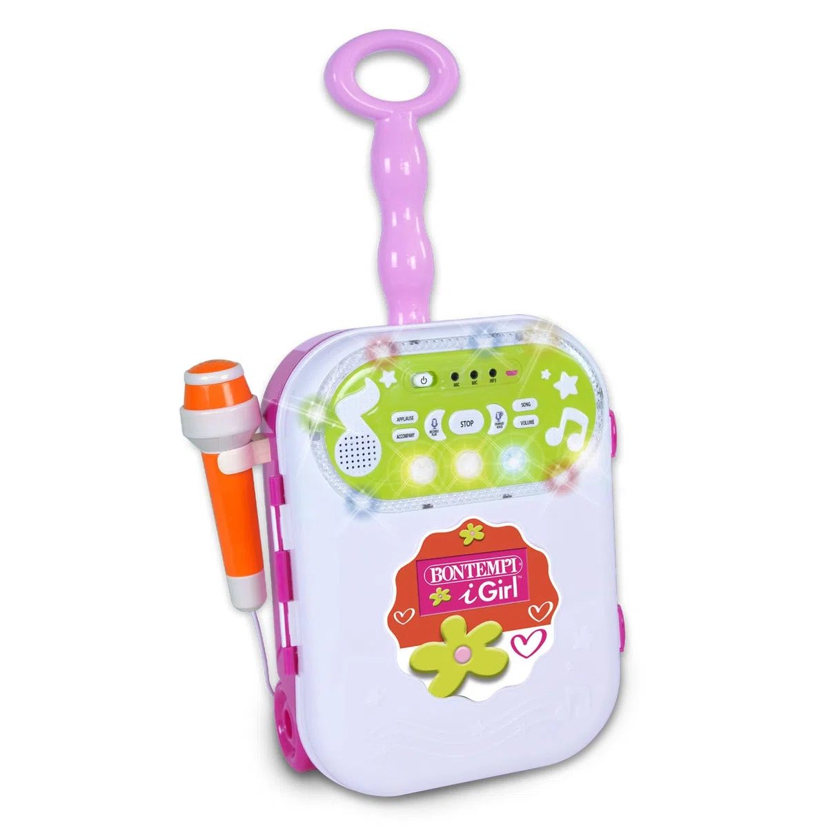 Bontempi | GrooveWheels - L'Amplificatore Trolley Che Porta Il Party Ovunque tu Vada per Bambina, 270x490x135 mm