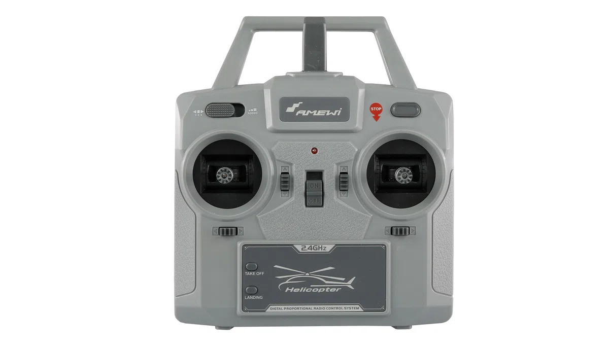 Amewi ADAC H145 - Elicottero Brushless a 6 canali 6G RTF telecomandato RC Heli modello licenza, giallo
