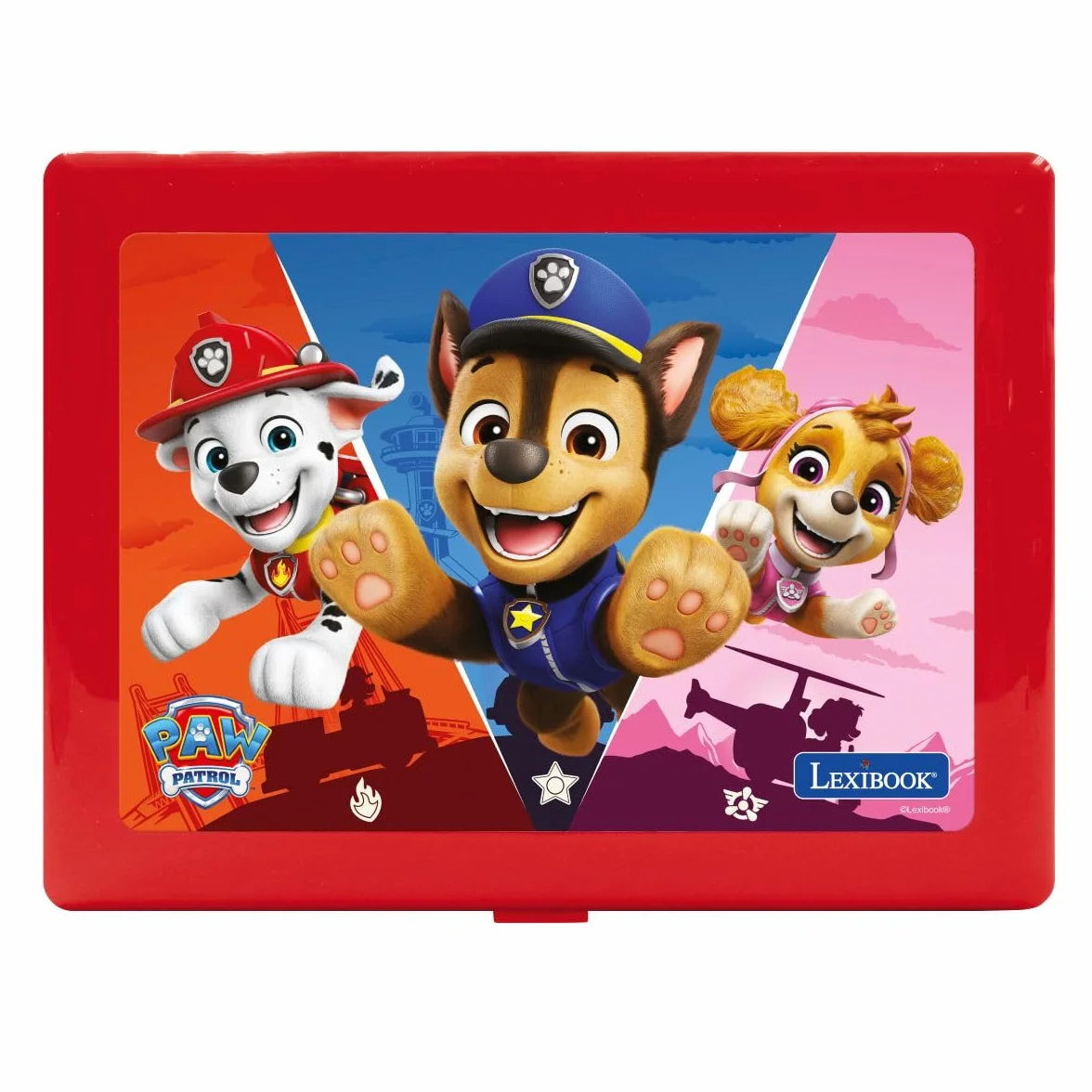 Lexibook, Paw Patrol, Laptop Educativo Bilingue, Inglese e Italiano, 164 Attività, Matematica, Giochi di Logica, Modalità Musicale, Grande Schermo LCD, Rosso/Blu, JC601PAi5LXB