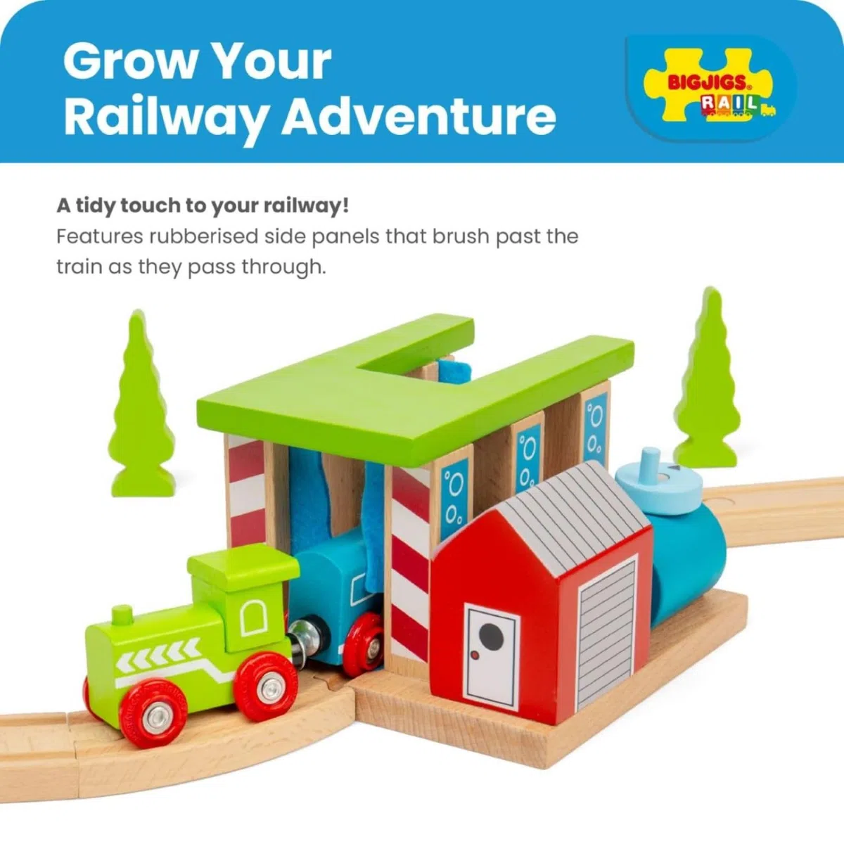 Bigjigs Rail Impianto di Lavaggio per Treni
