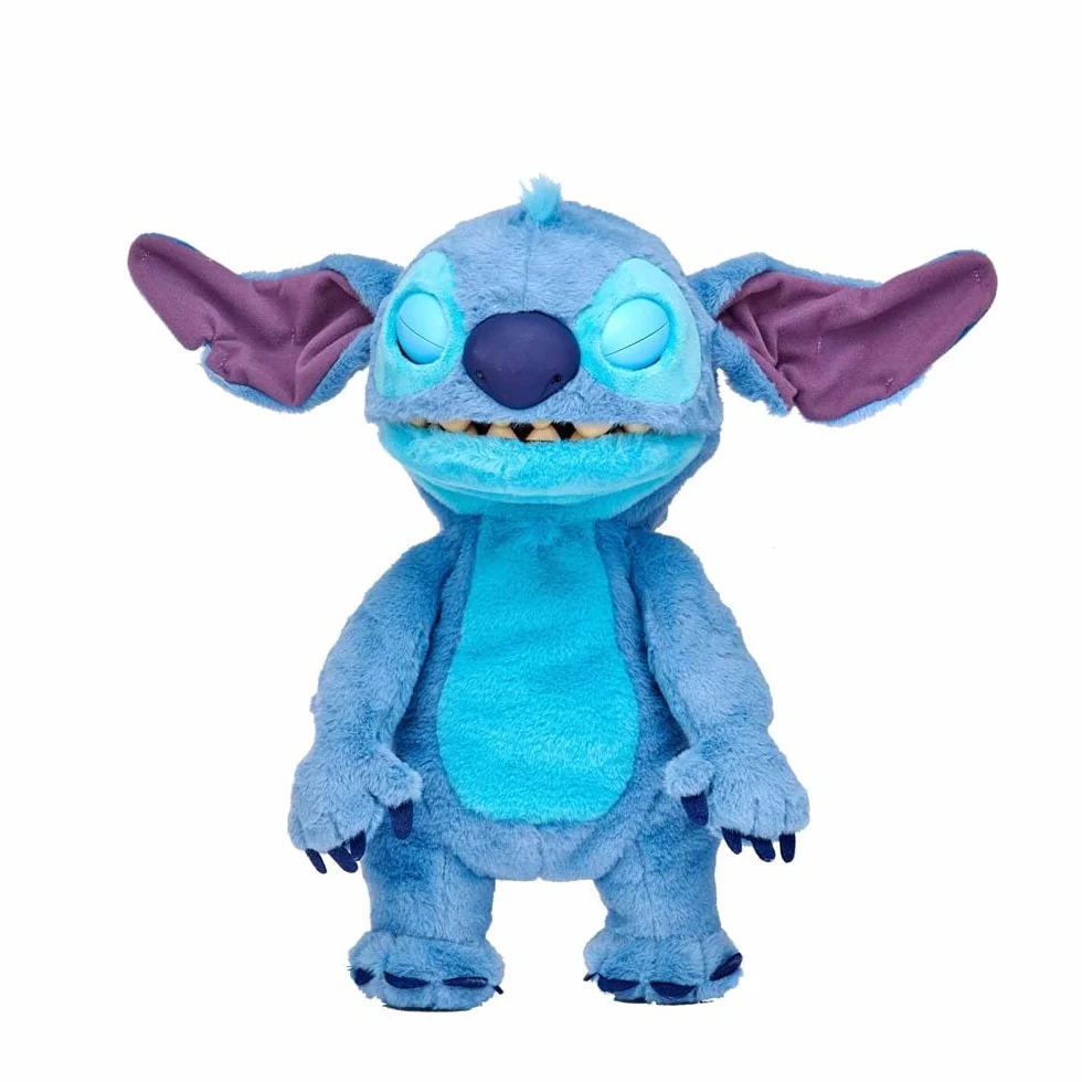 Disney Lilo & Stitch Puppetronic by Real FX - Peluche elettronico da 45 cm, 100+ combinazioni di azioni e suoni, giocattolo realistico con sensori e reazioni, 6+ anni, famoso (TTC29000)