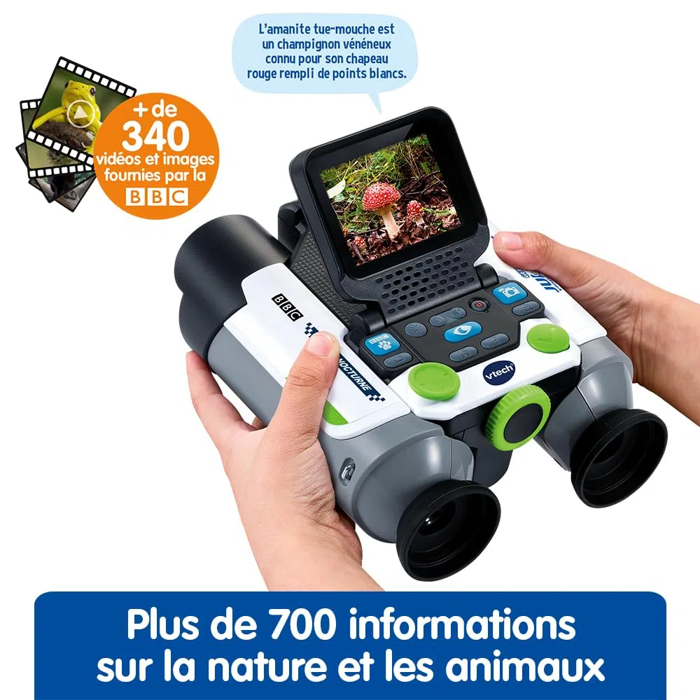 VTech. Binocolo Bambino, 80-618675, Bianco e Verde, Standard