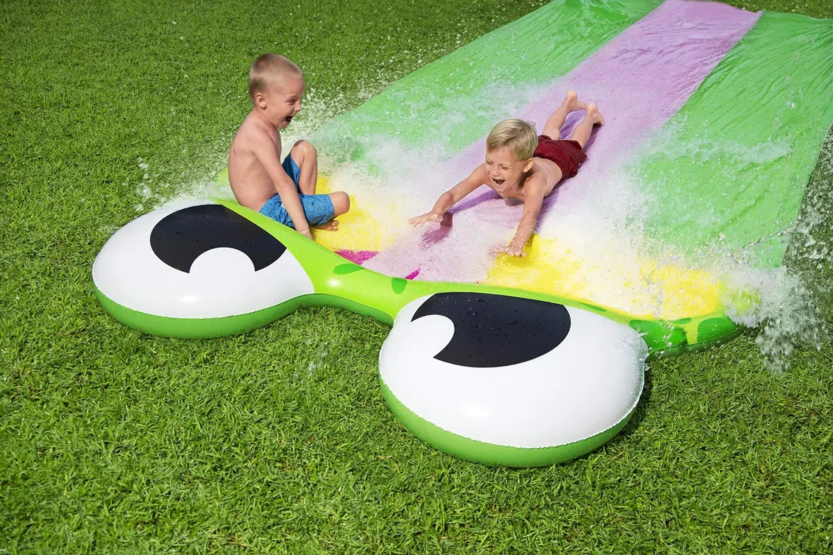 Bestway Scivolo d'Acqua per Bambini Frog 3 Anni+