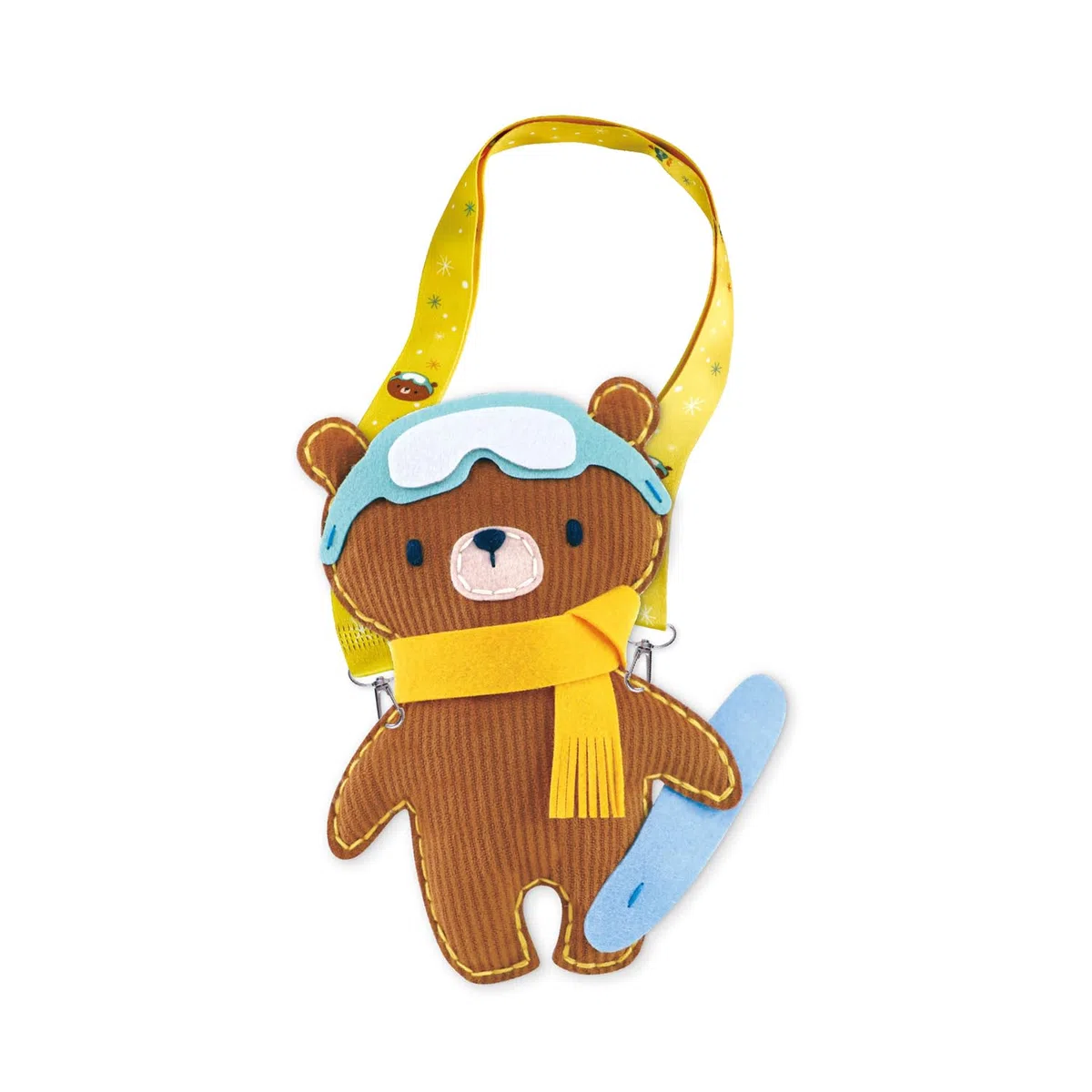 Avenir DYI 6301576 - Set da cucito con animali a tracolla, set da 3 pezzi, per bambini, dai 6 anni in su
