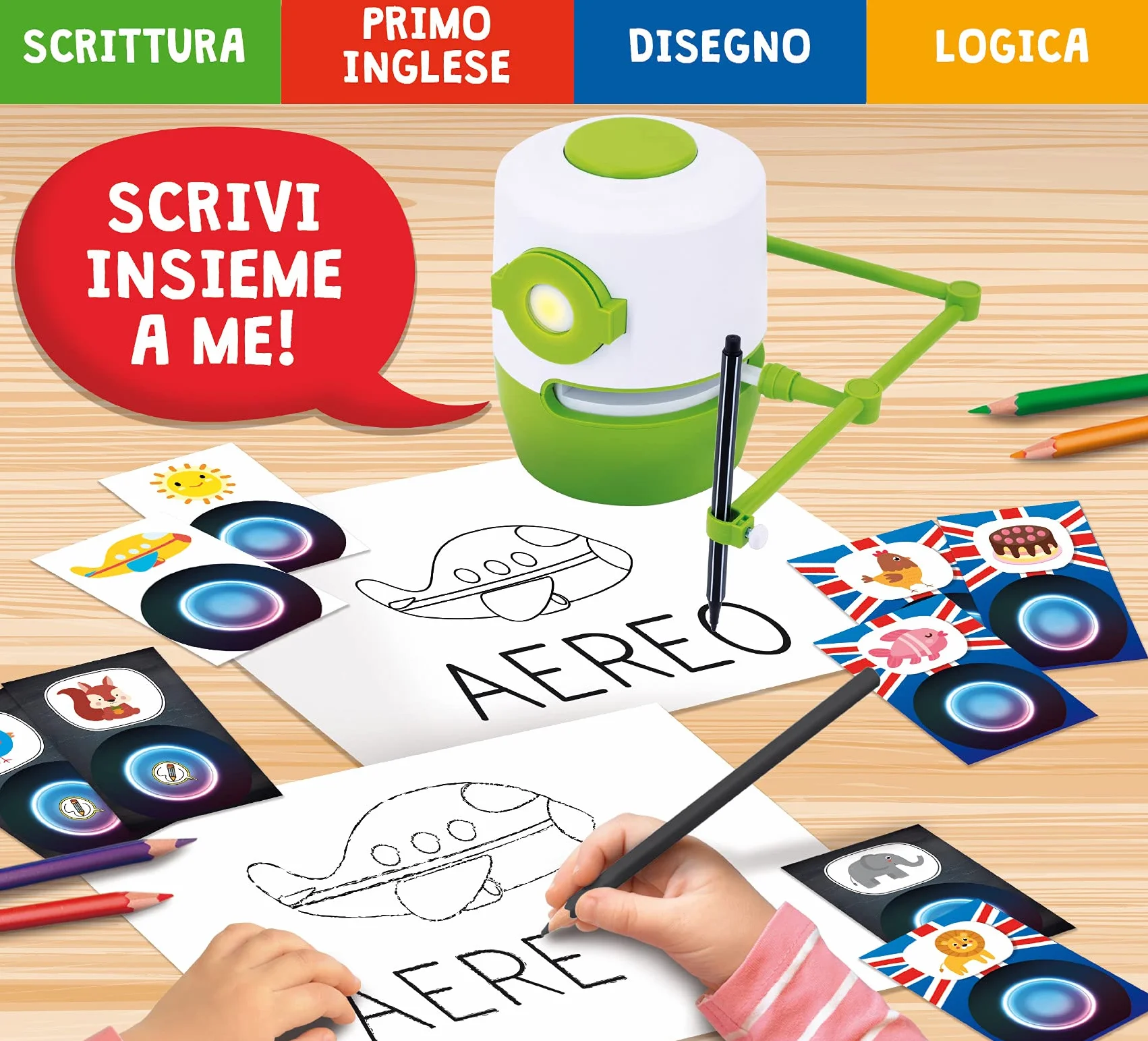 Liscianigiochi- Step Leggo e Scrivo, Colore, dai 3 agli 8 anni, 95025
