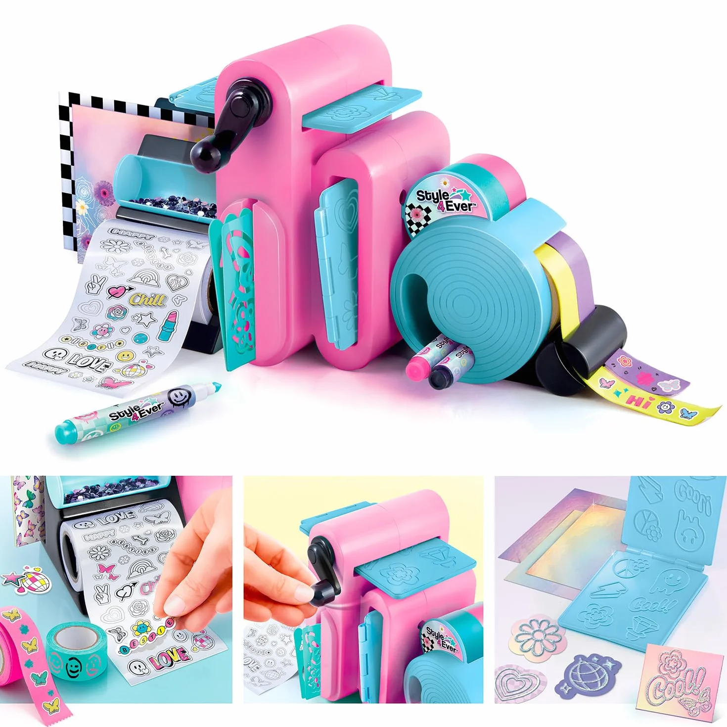 Canal Toys Style 4 Ever Studio di Scrapbooking 3 in 1 - Attività Manuale Creativa per Bambini 6+