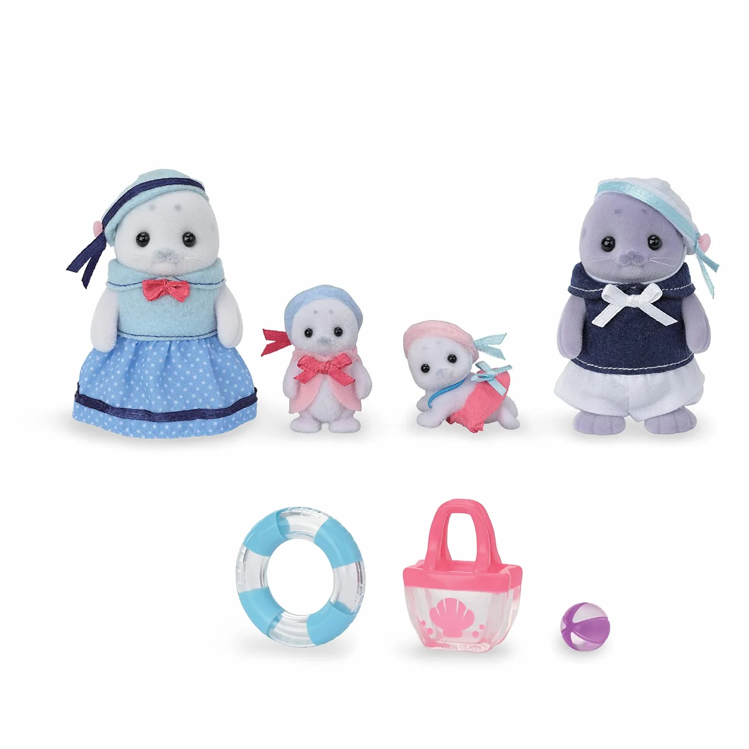 Sylvanian Families - 5759 Famiglia Foca - Set da gioco per case delle bambole