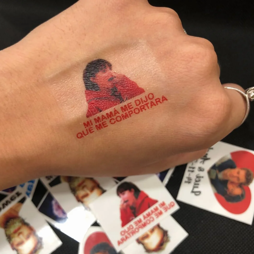 100 Tatuaggi temporanei 4x4 cm con la tua foto - Ideali per eventi, matrimoni, feste e compleanni