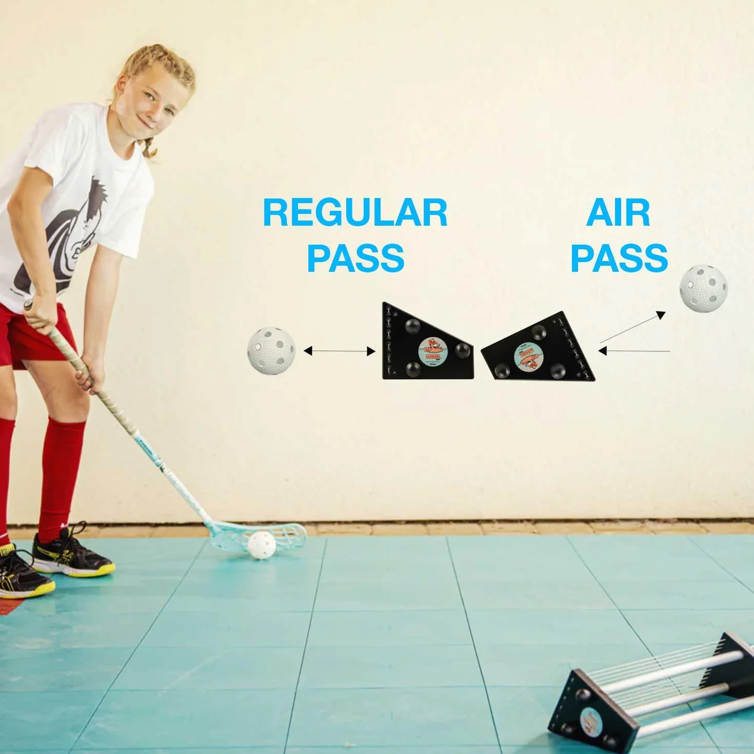 Floorball Passing Training Aid