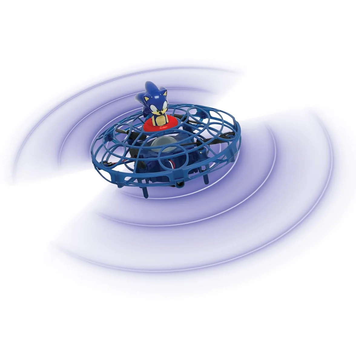 Lexibook, RC UFO Flying Sonic con luci e controllo gestuale, controllo a mani libere con batteria ricaricabile, Blu, UFOSN