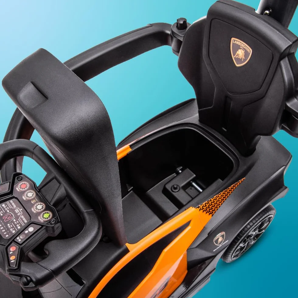 Auto a spinta da 1 anno con maniglione, auto per bambini, auto a spinta Essenza SCV12, Aauto Kinder (Arancione)