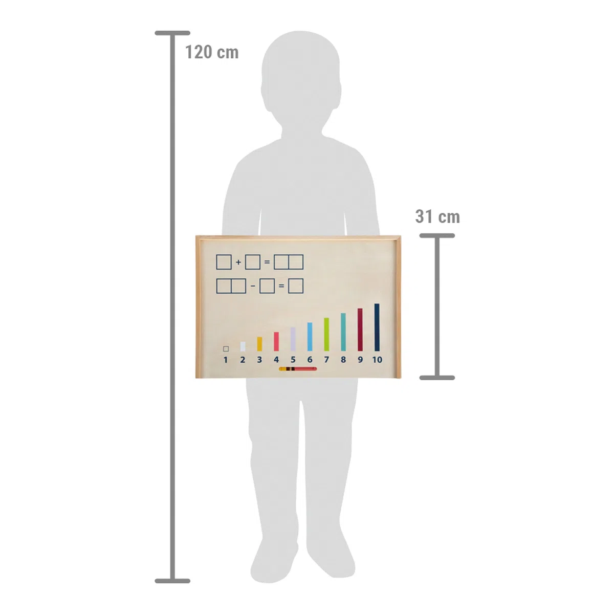 Small Foot Scatola didattica con regoli numeri educate in legno gioco matematico 12559
