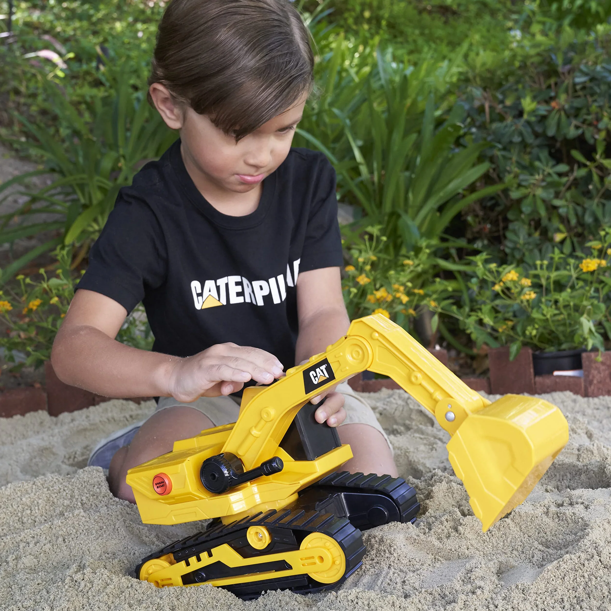 CatToysOfficial | Escavatore Giocattolo Power Haulers CAT Construction da 29,2 cm | Ruspa Giocattolo per Bambini con Luci e Suoni Realistici, Tecnologia Motion Drive | Giochi Bambini 3 Anni in Su