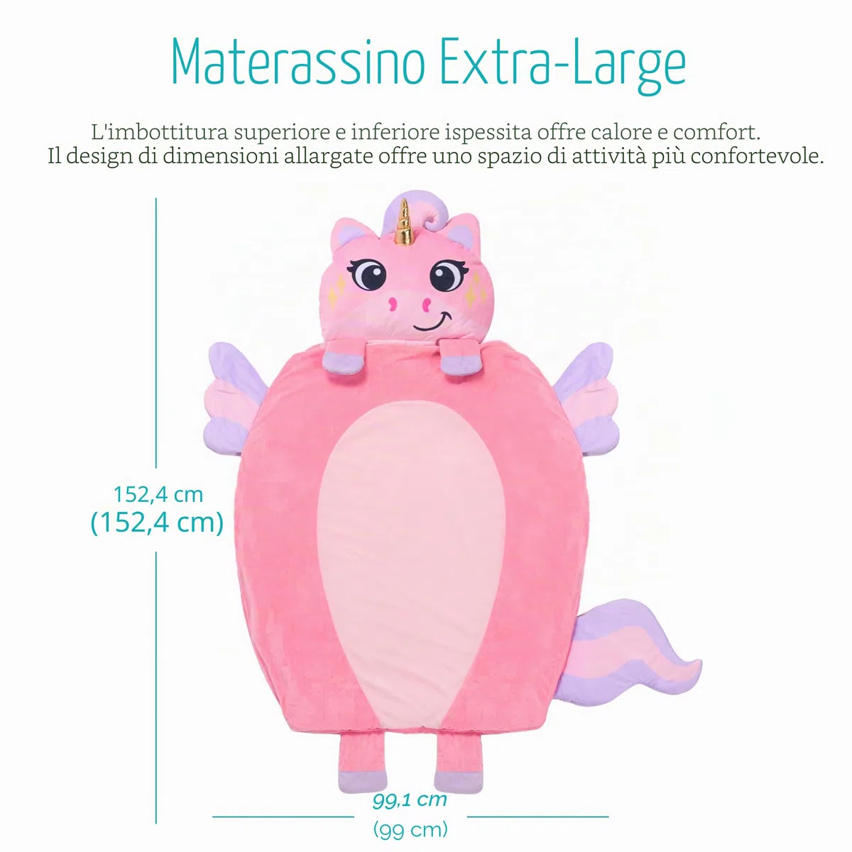 Joiedomi Sacco a pelo per bambini 152 x 99 cm con cuscino e coperta Sacco a pelo pieghevole 2 in 1 per ragazzi e ragazze