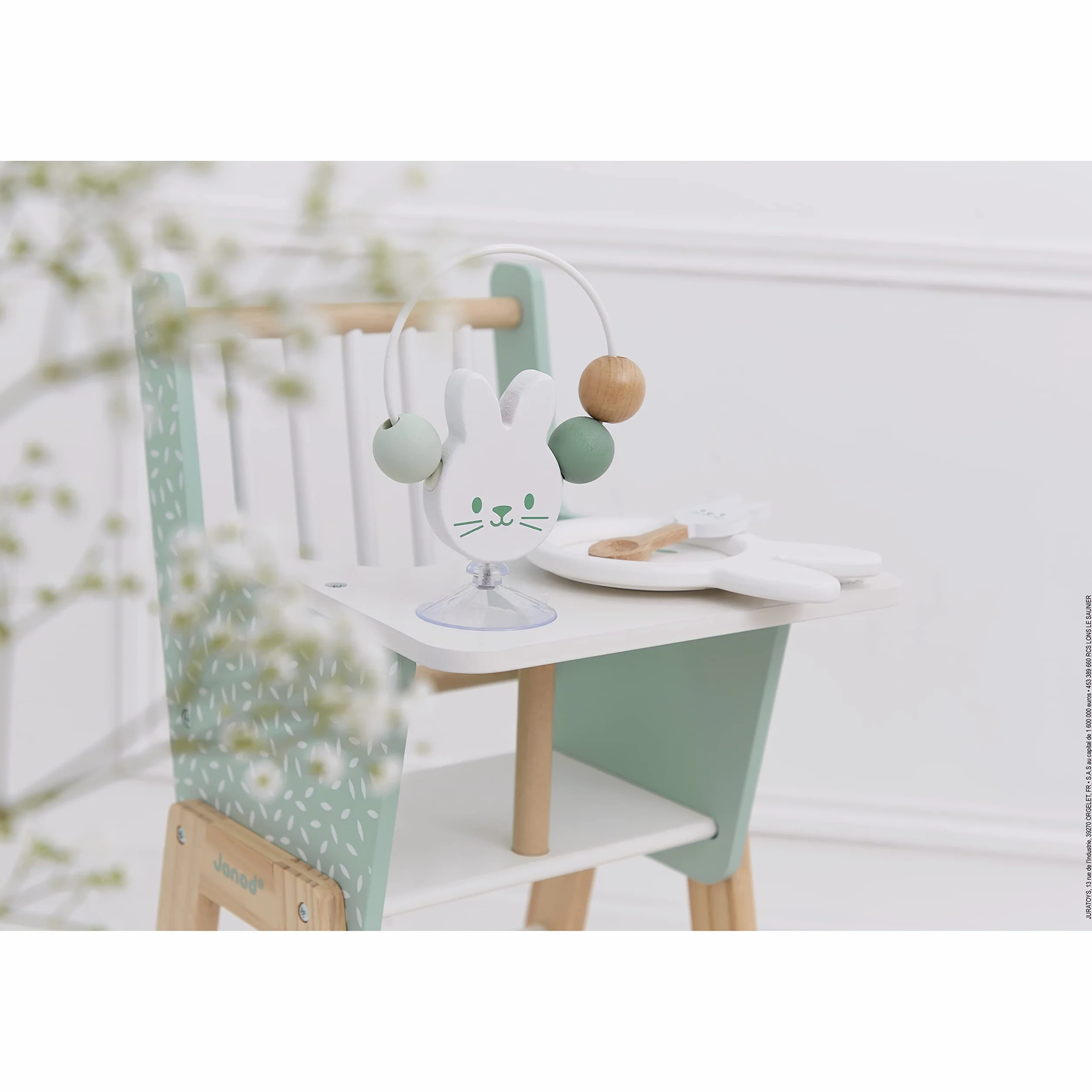 Janod Seggiolone Zen in Legno FSC Giocattolo di Imitazione Accessorio per Bambole 42 cm 3 Anni