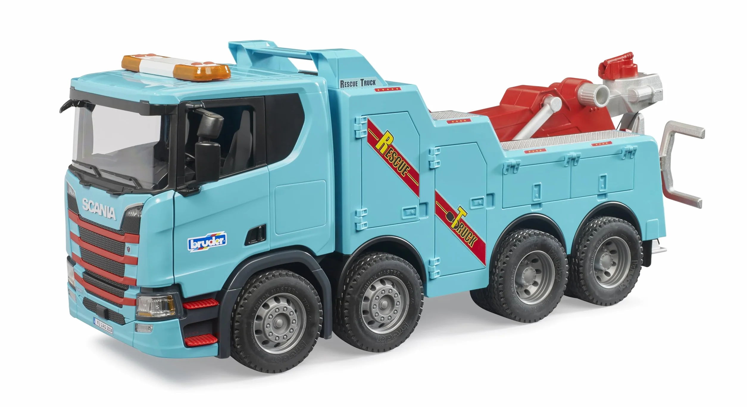 bruder 03553 - Scania Super 560R Camion di soccorso stradale e traino con modulo luci e suoni - 1:16 Veicoli, carri attrezzi, carri attrezzi, soccorso stradale, furgoni