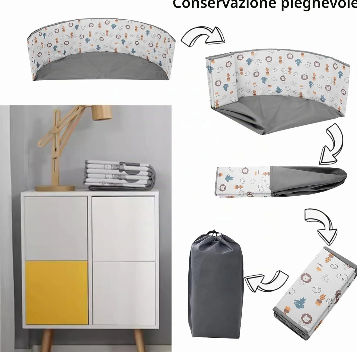 Piscina con palline pieghevole, parco giochi per bambini, camera per bambini (piscina a palline, 120 cm)